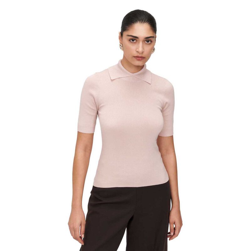 Veronika Maine Split Collar Knit image number 0